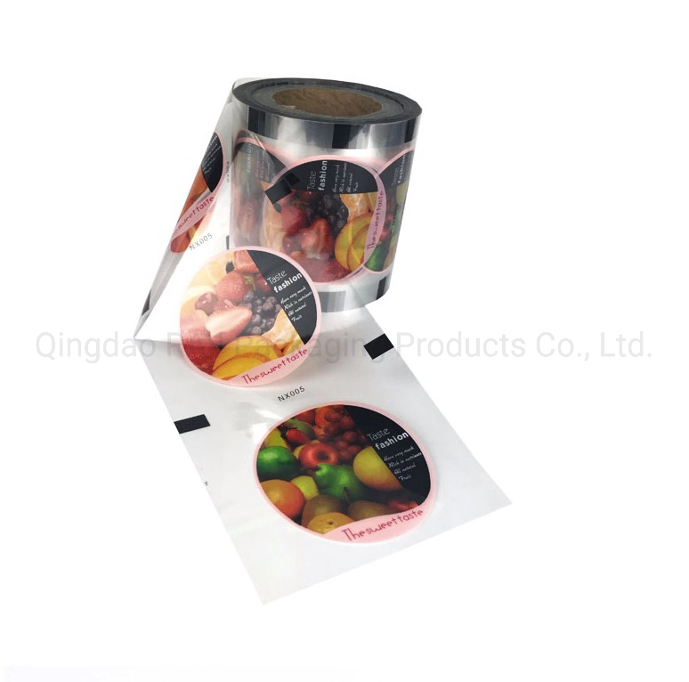 Food Grade Printing Plastic Packaging Laminated Silver Foil Roll Film