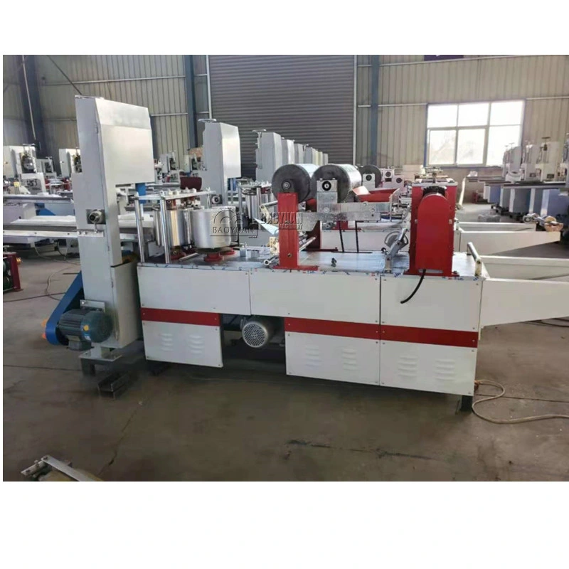 Full Servo Production Line Sanitary Napkin Tissue Paper Machine with Different Sizes