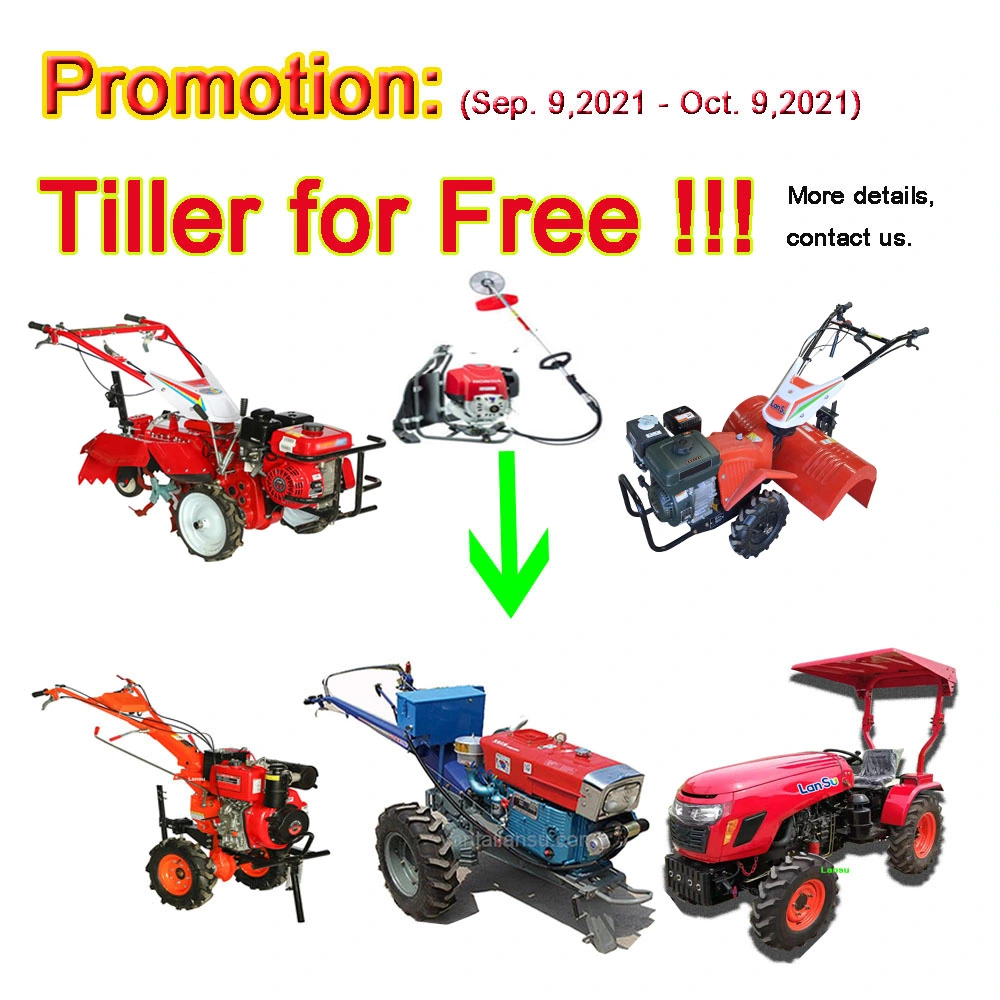 China Agriculture Machine Motocultor Garden Farm 12HP 15HP 18HP Diesel Two Wheel Walk Behind Cultivator Rotary Mini Power Tiller Walking Tractor