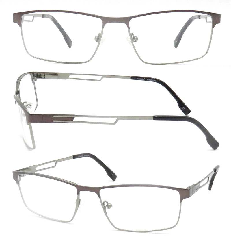 China Fashion Designers Metal Wholesale/Supplier Pure Titanium Eyeglass Frames