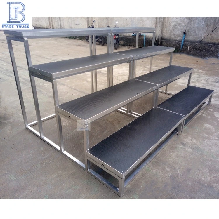 School Performance Aluminum Fixed Chorus Riser Stands