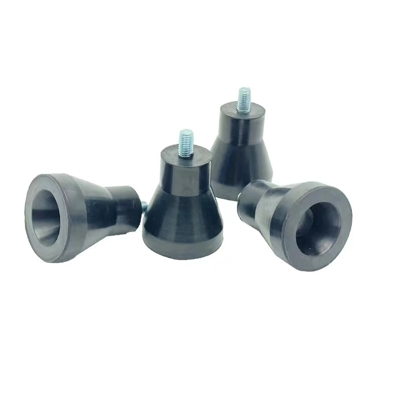 Custom Durable Round Shock Absorb Screw Mount Plastic Rubber for Cable Wire