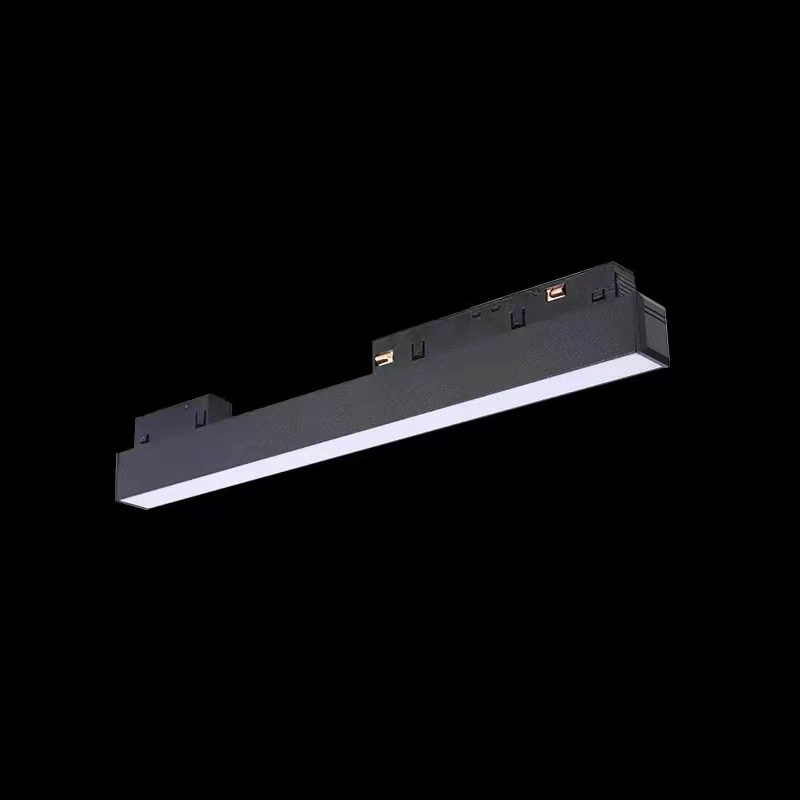 Luz de riel magnético LED de baja tensión DC48V, versión delgada y regulable Dali, nueva tendencia