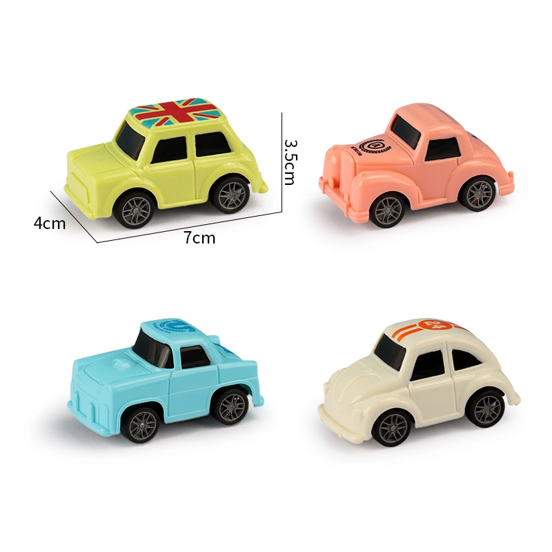 Small Plastic Pull Back Car Toy for Capsule Toy