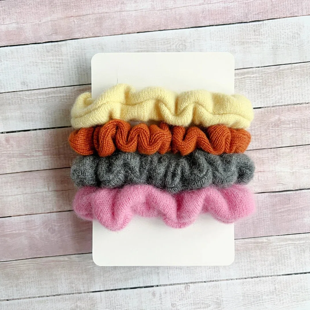 Women&prime; S Fashion Accessories Cashmere Hair Ties Band Scrunchie