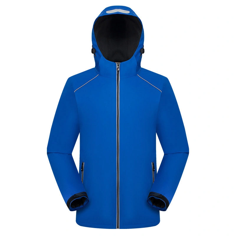 Windproof Jacket Custom Printed Logo Fleece Winter Outdoor Ski Wear Breathable Work Clothes