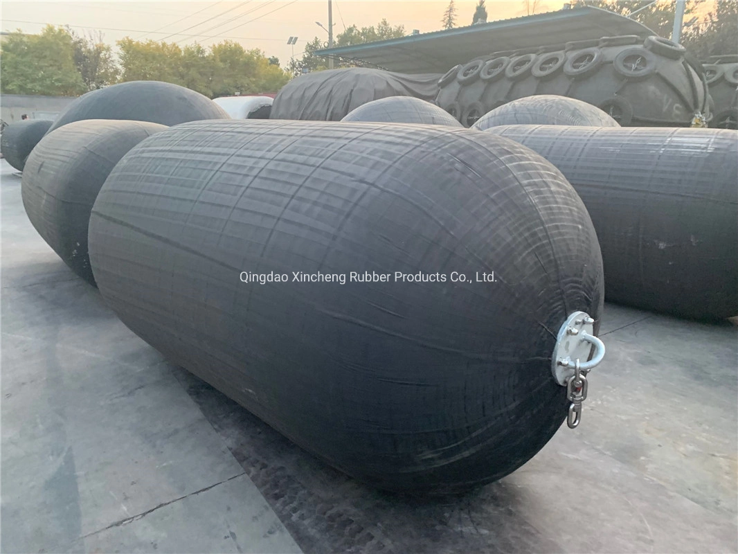 BV Certificate 50kpa 2.5X5.5m Pneumatic Rubber Fender Galvanized Chain Tire