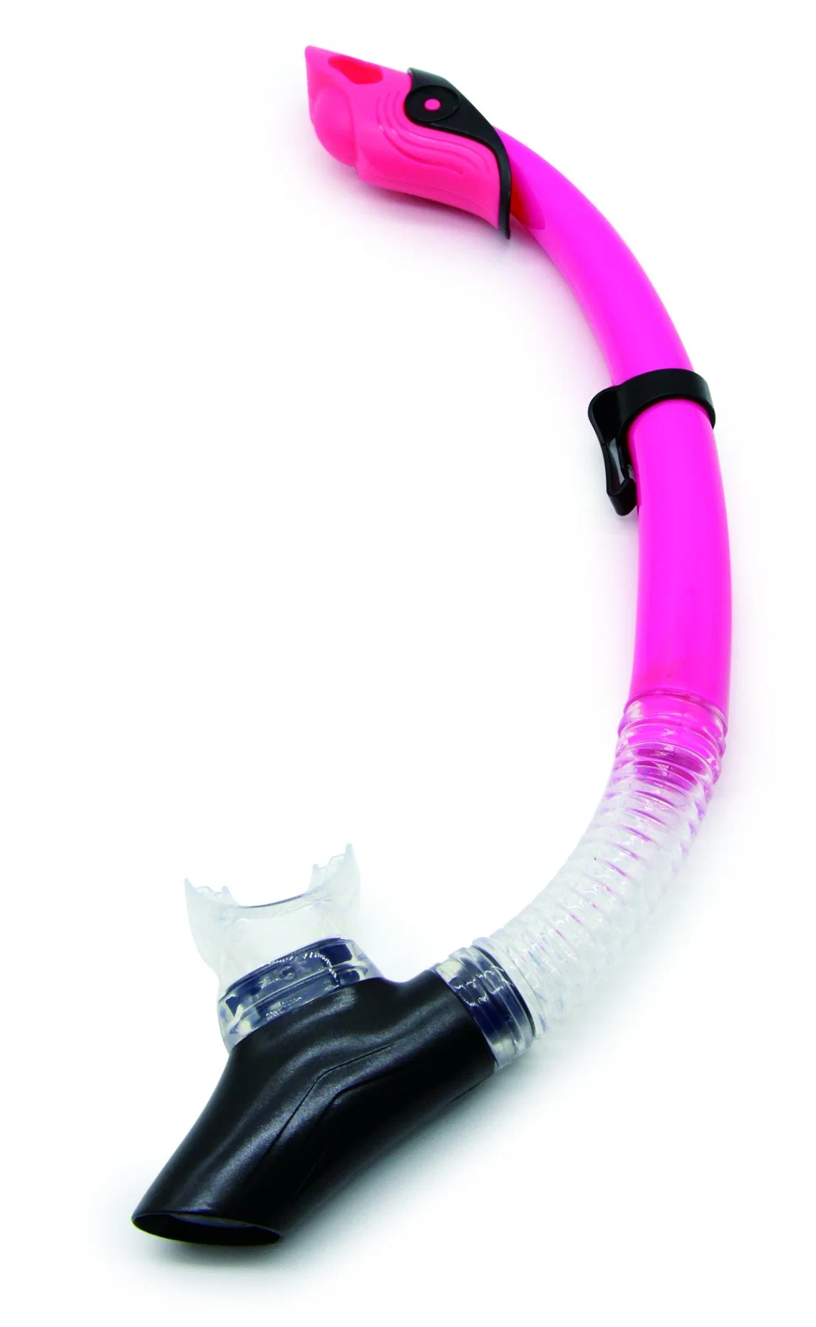 Snorkel with Comfortable Silicone Mouthpiece and Purge Valve for Snorkeling and Scuba Diving for Adult