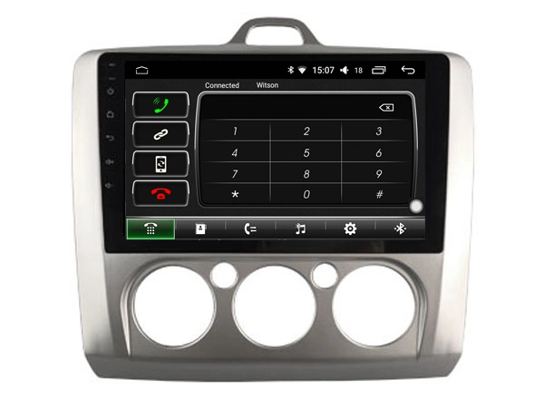 Witson Android 11 Car GPS Navegação para Ford 2005-2011FOCUS Manual - condição de ar Ecrã grande Flash de 64 GB de RAM