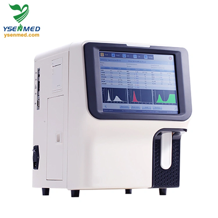 Equipo médico Hospital BH-70p Auto 3-Part-Diff Hematology Analyzer Blood Cell Máquina de recuento