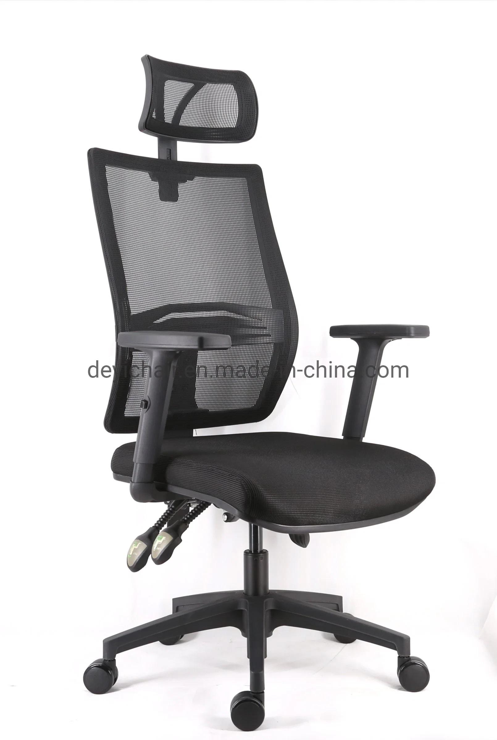 Nylon Base Mesh Upholstery Backrest with Lumbar Support Chair