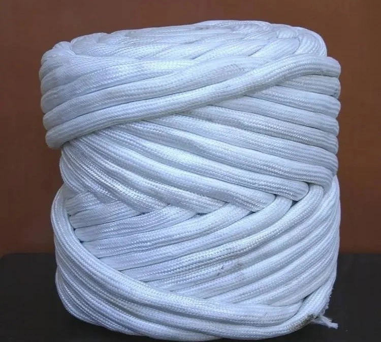 Fire Proof Insulation Aluminium Silicate Fiber Rope Ceramic Fiber Square Braided Rope