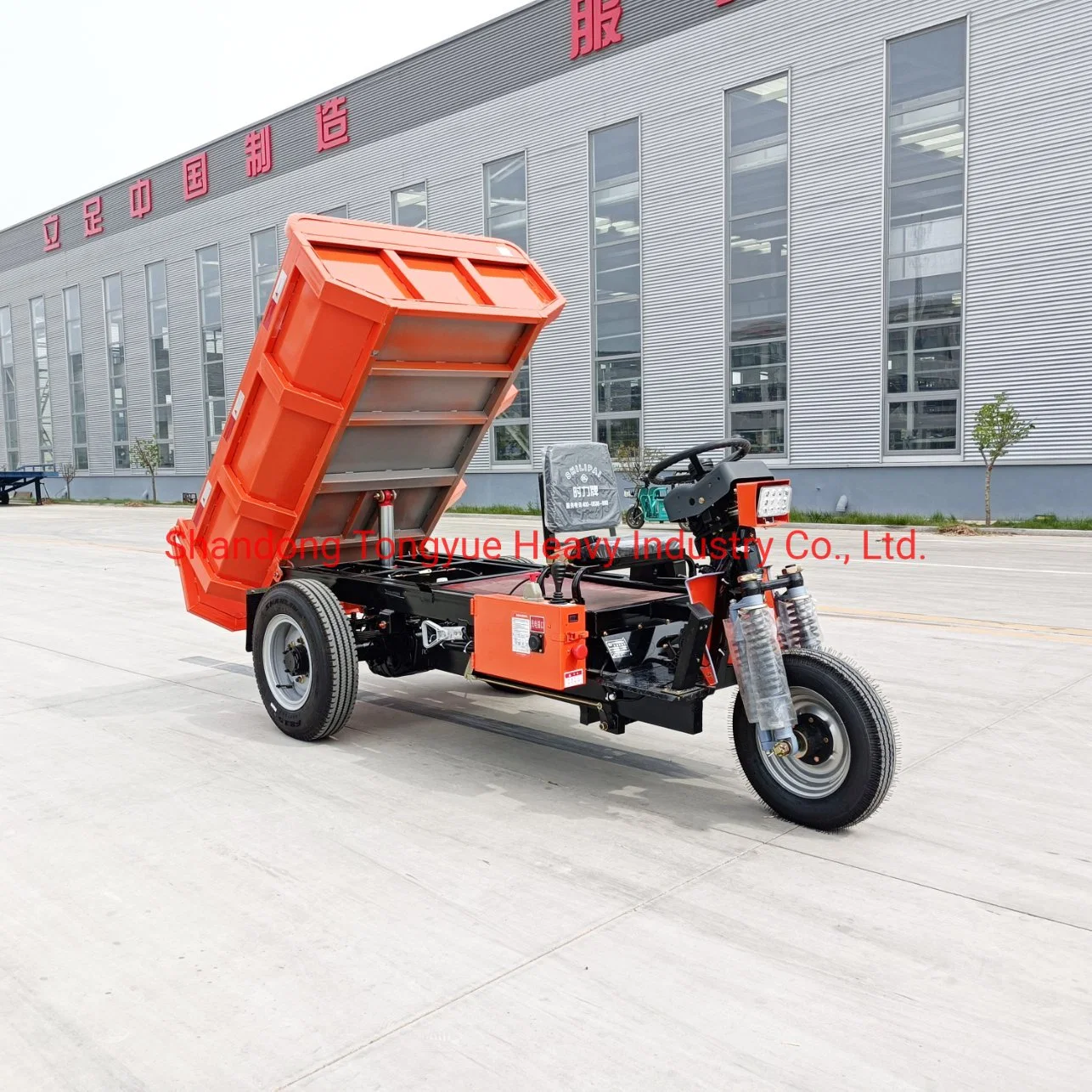 2 Tonnes Tricycle Électrique Minier Voiture à Roue avec Capacité