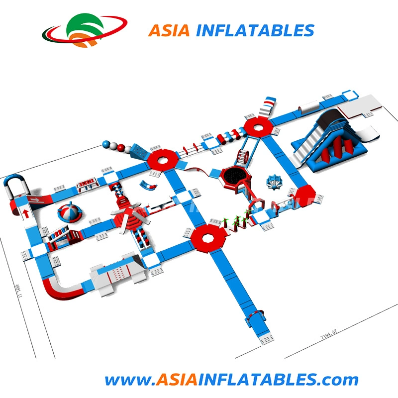 Floating Inflatable Splash Water Park Giant Inflatable Water Game