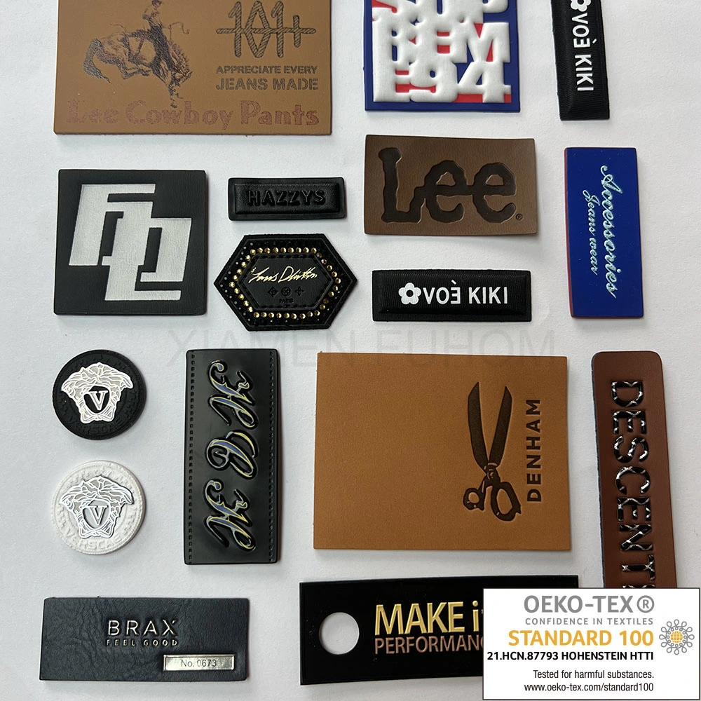 Custom Embossed Badges 2D / 3D PU/Leather/Rubber/Silicone/PVC Patch for Clothing/Clothes/Bag