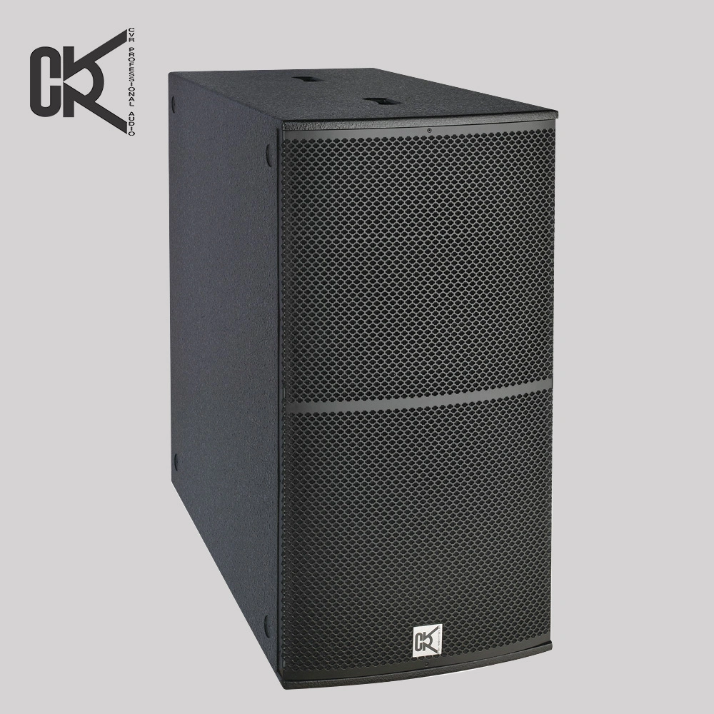 Cvr PA Sub-Bass Line Array de doble sistema de altavoz de graves Subwoofer de 18"