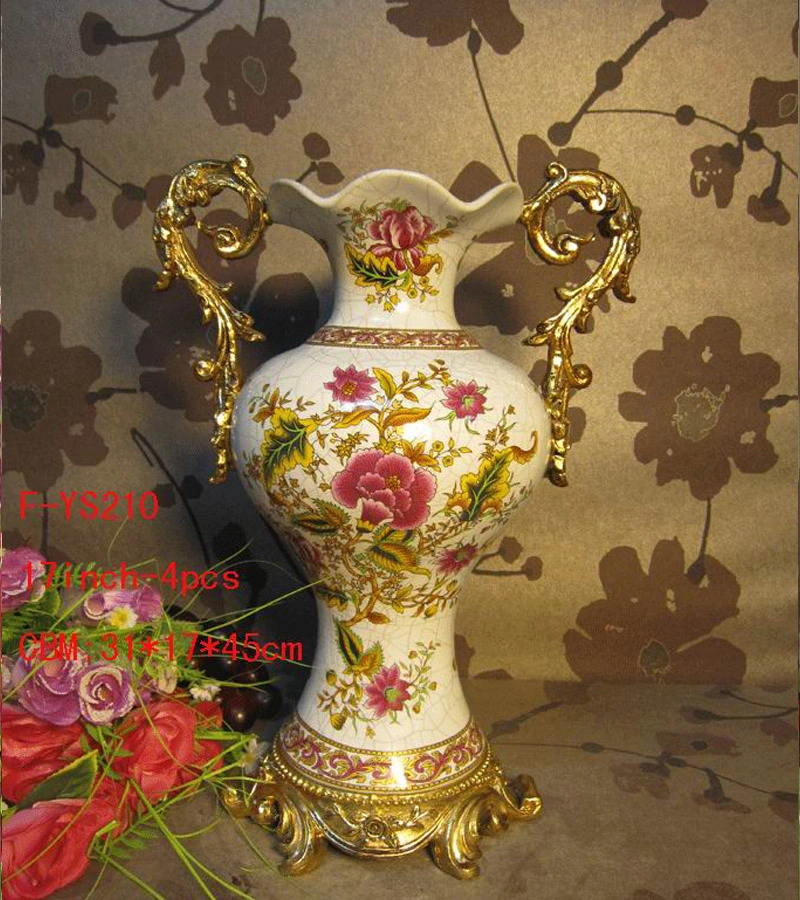 Wholesale/Supplier Royal Porcelain Decorations, Custom-Made Gold-Plated Resin Crafts