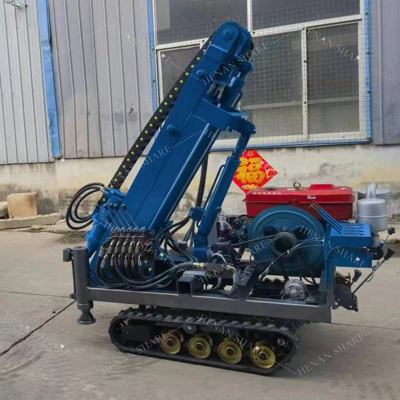 Screw Ground Installation Machine Rotary Drilling Dig Solar Pile Driver Machine Crawler