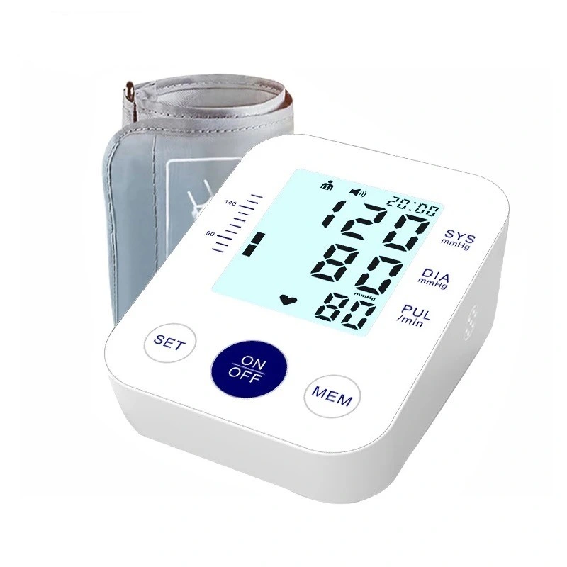 Customized Rechargeable Removable Battery Portable Medical Digital Sphygmomanometer Arm Blood Pressure Monitor