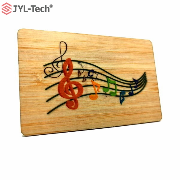 Wholesale/Supplier ISO14443A MIFARE Classic 1K NFC Keytags Wooden RFID Trading Card