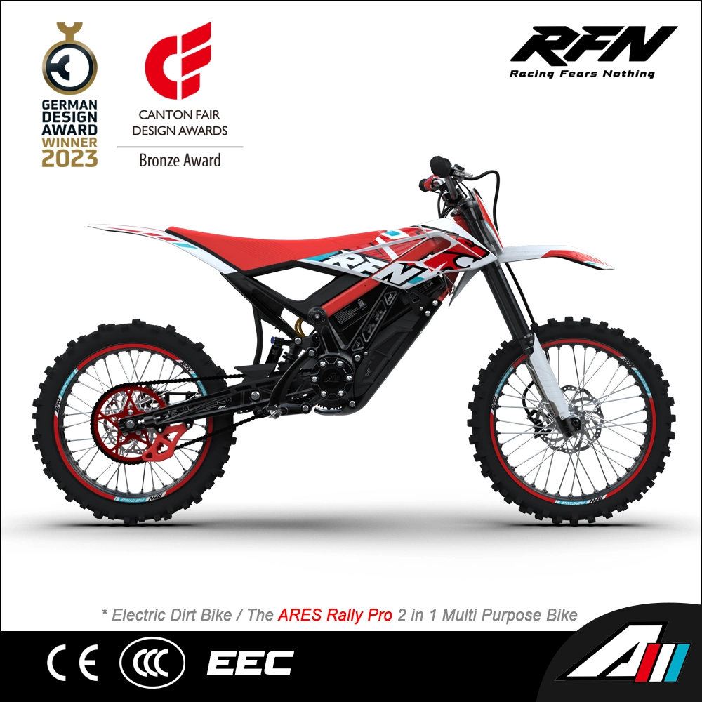 دراجة Rfn Ares Rally PRO Electric off Road Dirt Bike Electric Motorcycle مع بطارية ليثيوم دراجة نارية كهربائية Motocross كهربائية دراجة Pit Bike بالغة Apollo Motorcycle