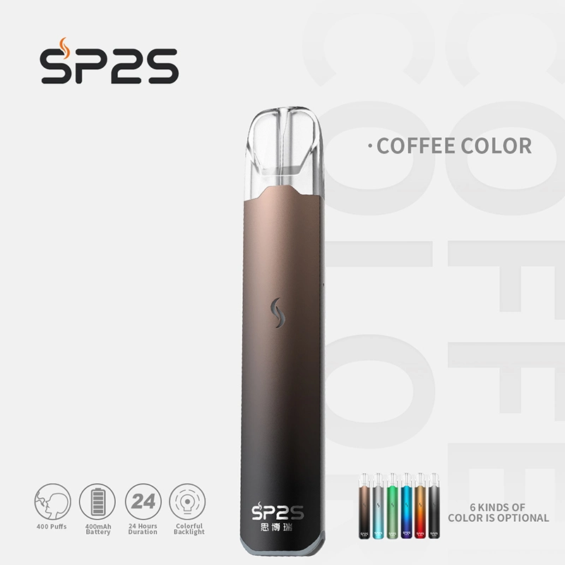 Стиль линии Vapozier подъемом на заводе sp2s E сигареты не одноразовые Vape перо 400 отшелушивающей подушечкой