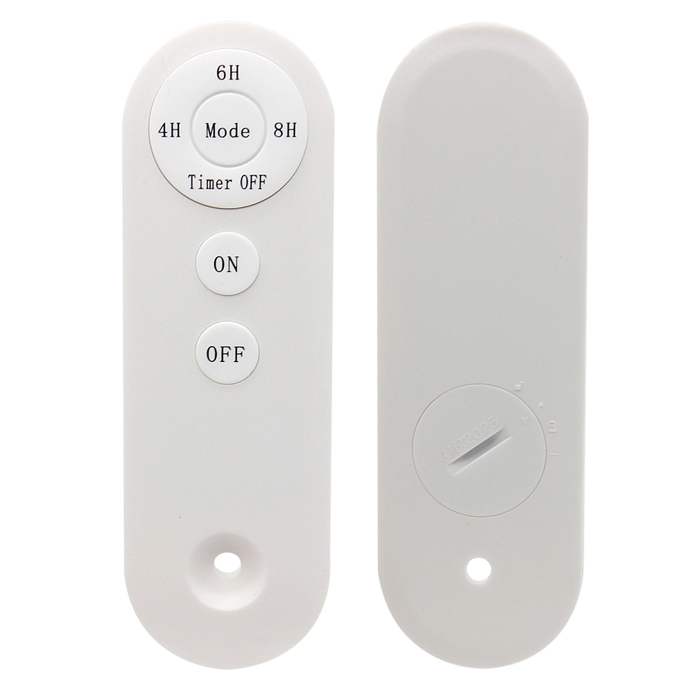 12*3.8*1.0cm White Color 1-7 Keys IR Remote Control for Fan Heater Support Customize