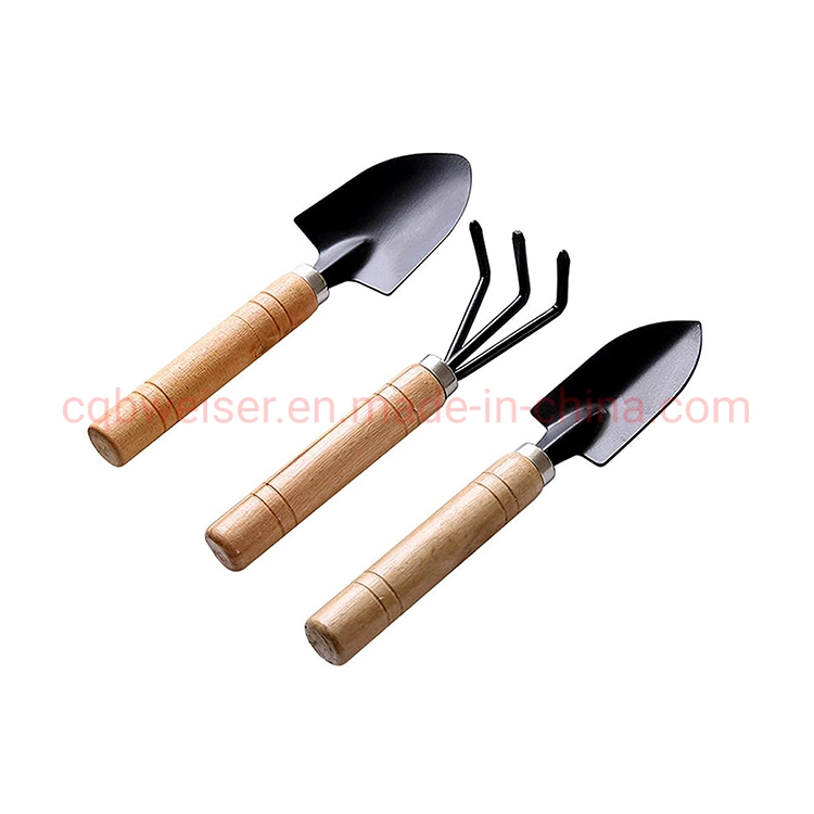 Latest Steel Small Fork Spade Wooden Handle Garden Tool Set