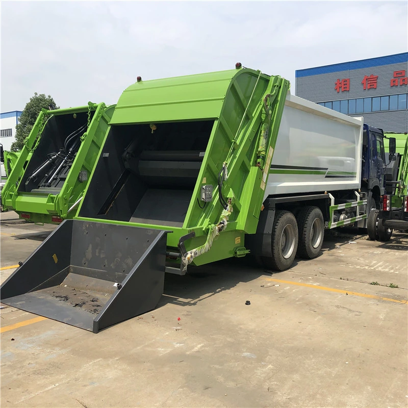 6X4 Sinotruck HOWO 336HP 18 Tons Compression Garbage Truck Collection Special Garbage Compacted Truck