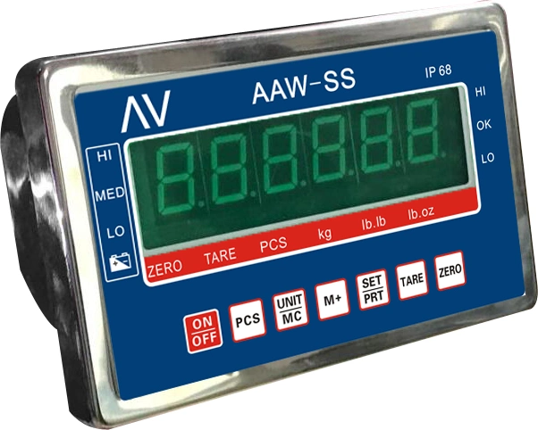 مؤشر الوزن المقاوم للمياه IP68 من الفولاذ المقاوم للصدأ (AAW-SS)