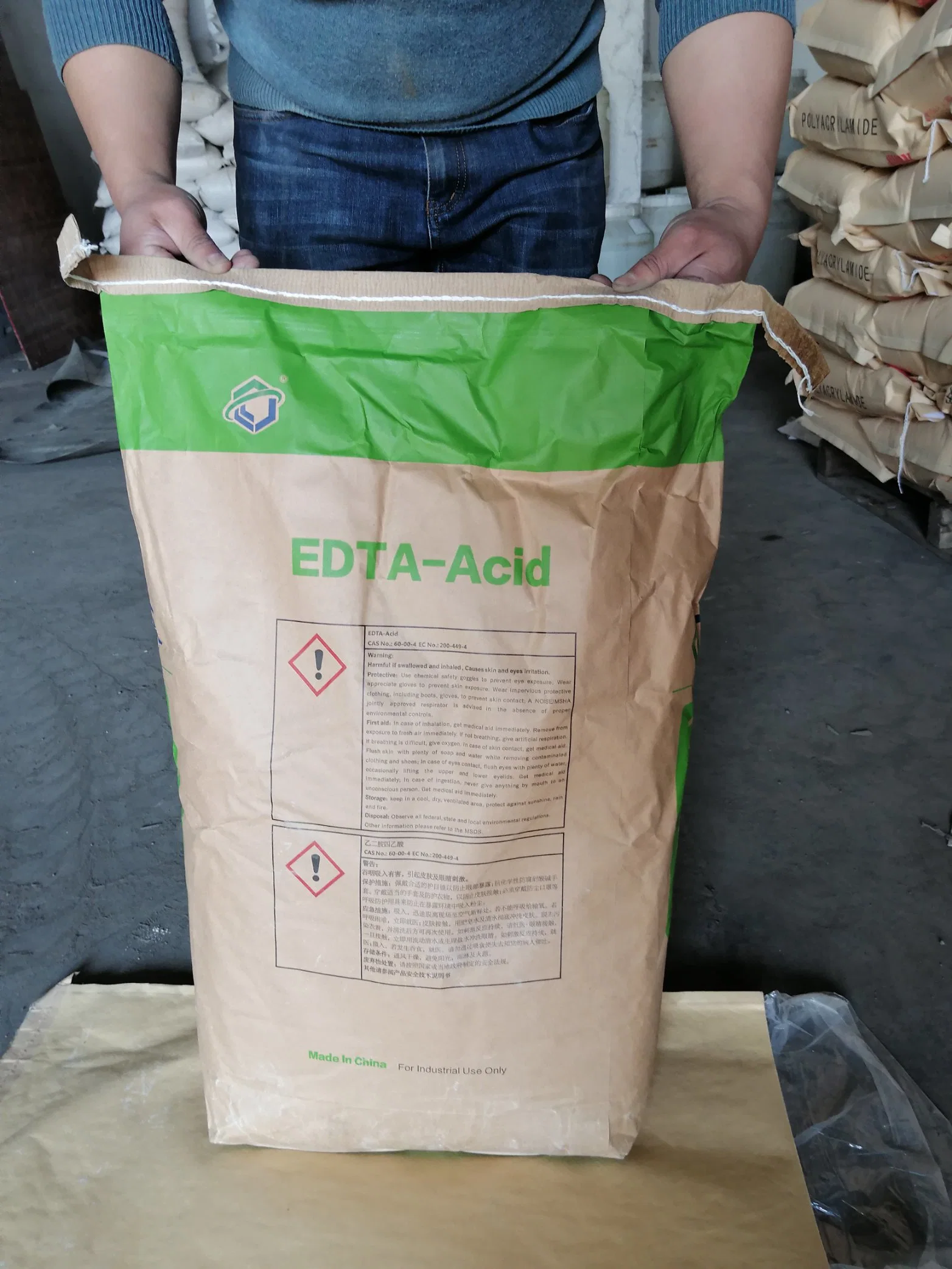 Hot Sale CAS No 60-00-4 Chemical Intermediate EDTA Acid with High quality/High cost performance 