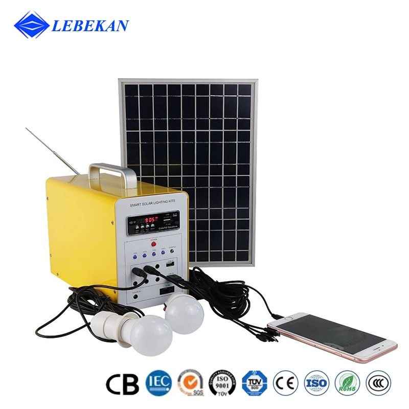 Portable Home Outdoor Generation System Small DC Solar Panels Lighting