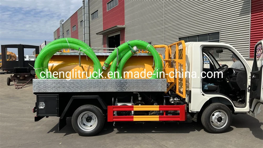 3 Cu. M 4cu. M Forland Small Vacuum Truck with Pn45D Jroup Vacuum Pump