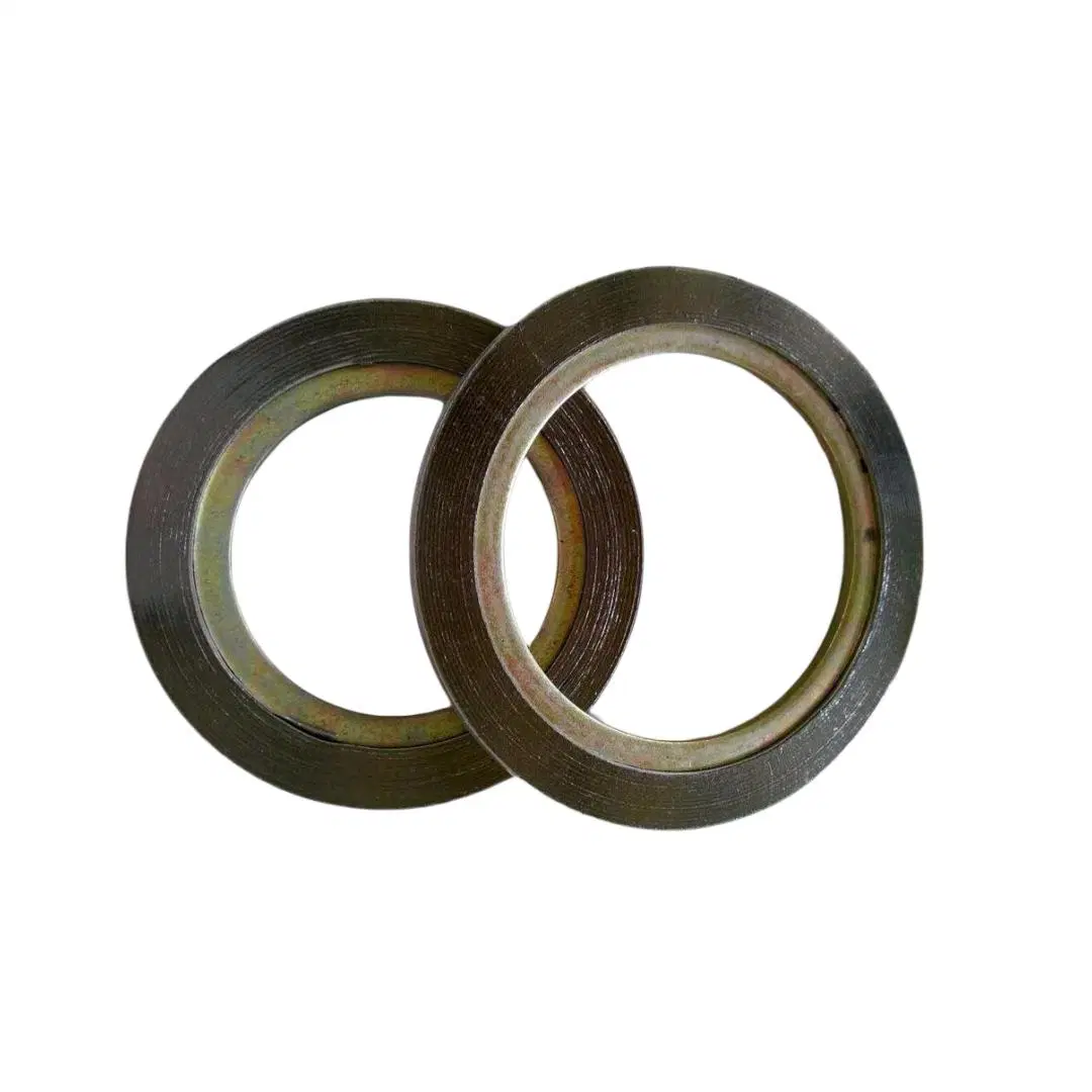 Anillo exterior anillo interior Acero inoxidable Acero al carbono Acero espiral bobinado Juntas 304/grafito+304/CS 4" 150# RF ASME B16,20 Junta