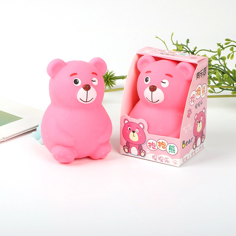 New Launched Pink EVA Bear TPR Decompression Sensory Fidget Toy