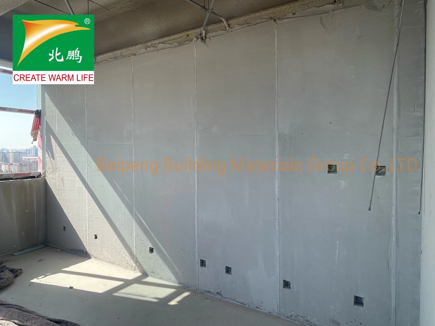 Concrete Partition Waterproof Cement Board Fiber Sandwich Panel Wall
