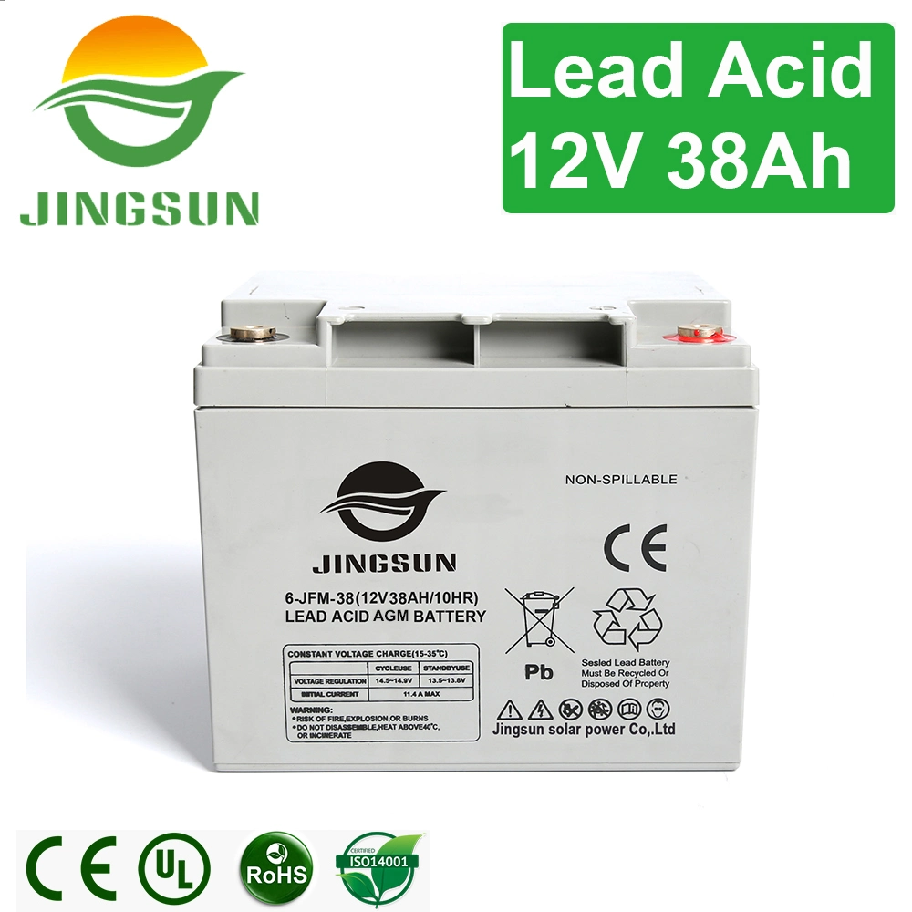 Copper Terminal Longer Cycle Life Convexnient for Installation Grey/Black/Red 6-Gfm-200ah Lead Acid Battery