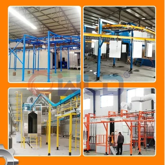 WLD China Professional Metal Coating Production Line polvo electroestático automático Línea de recubrimiento sistemas de línea de pintura de revestimiento de polvo para Indonesia