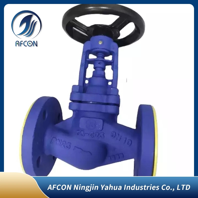 DIN Flange Metal High Temperature Corrosion Resistant Globe Valve