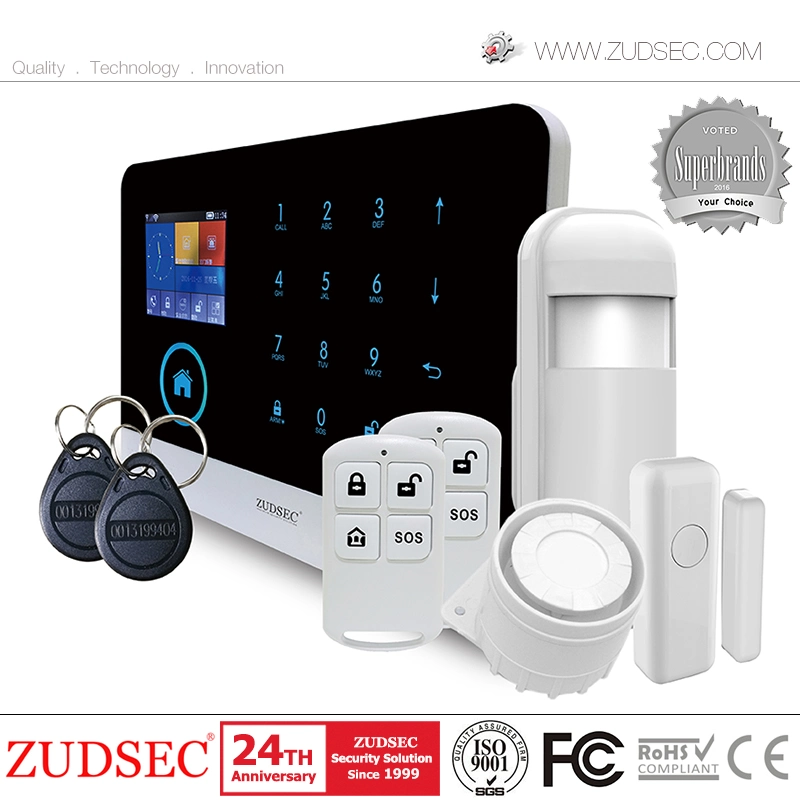 Wireless Home Security GSM/WiFi Burglar Alarm