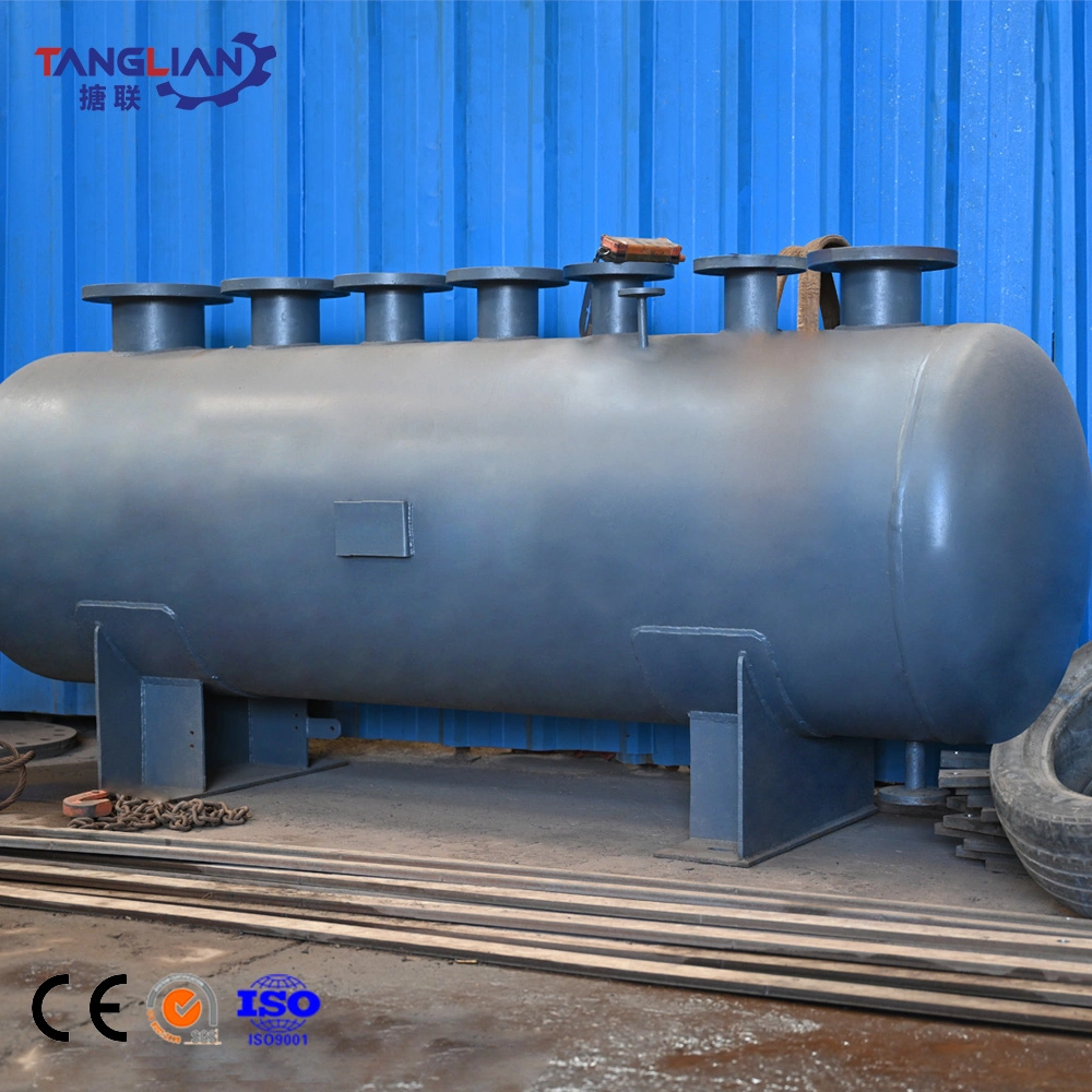 Horizontal Glass Lined Storage Tank Used for Industrial Wastewater Treatment