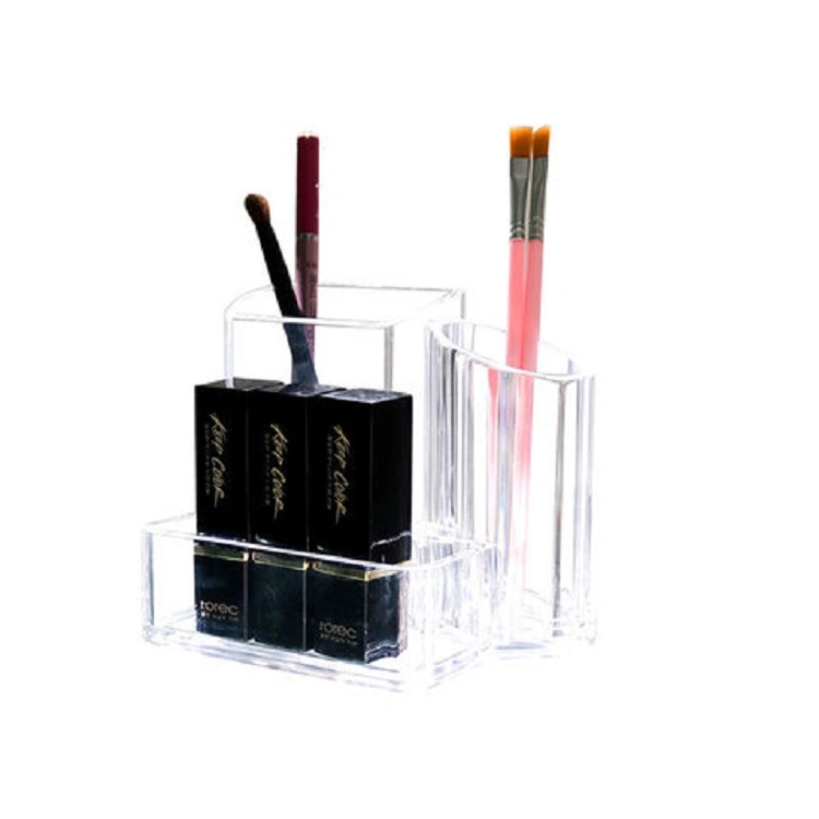 Wholesale/Supplier Transparent Clear Acrylic Desktop Organizer Pen Holder Stationery Pencil Holder