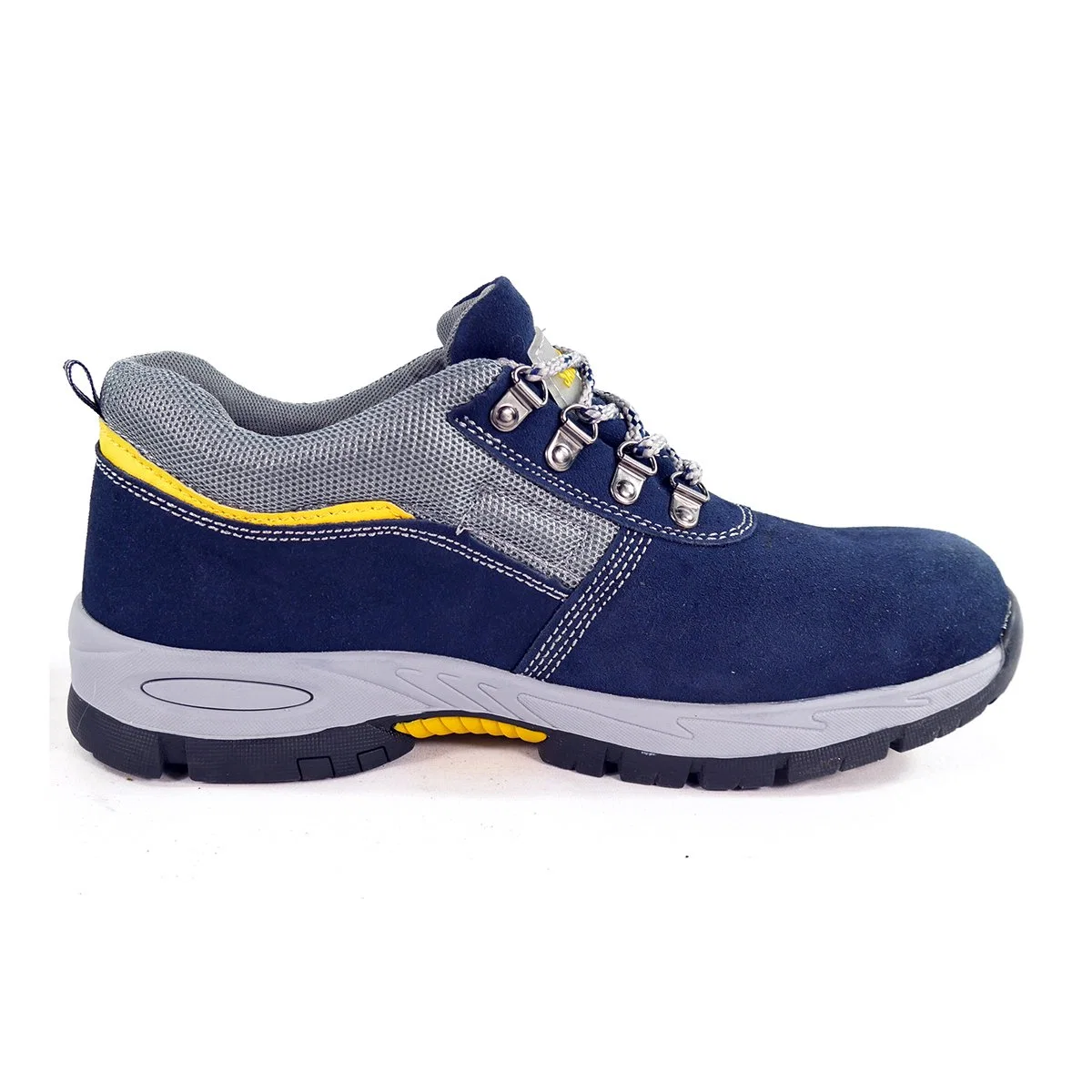 Wholesale/Supplier Blue Suede Cow Hide Steel Toe Cowhells Sole High quality/High cost performance  Low Price Durable Wear for Worker Safety Shoes