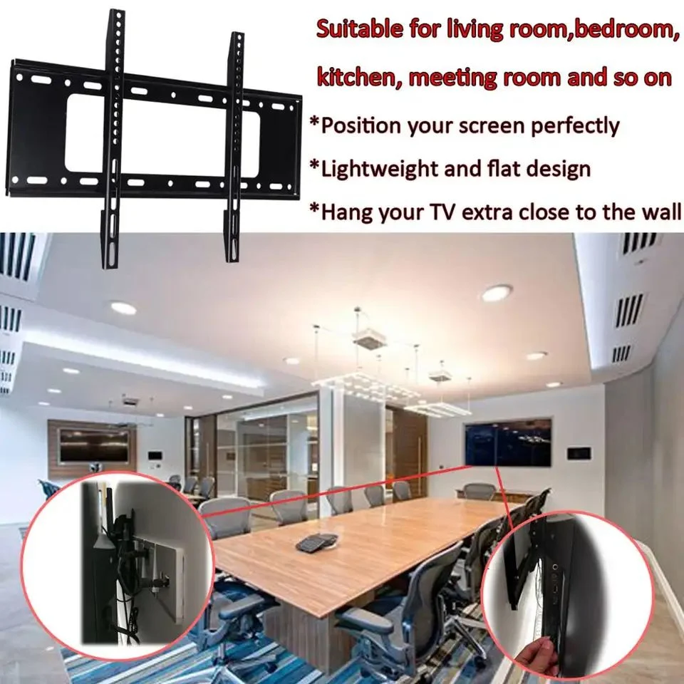 40-70 Inches Fix Stand Wall Mount Bracket Screen Sliding TV Bracket