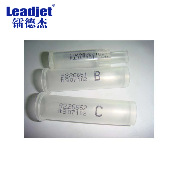 Refillable Ink Cartridge 1-5 Lines Continuous Ink Jet Printer / Lot Number and Expiry Date Inkjet Coding Printer