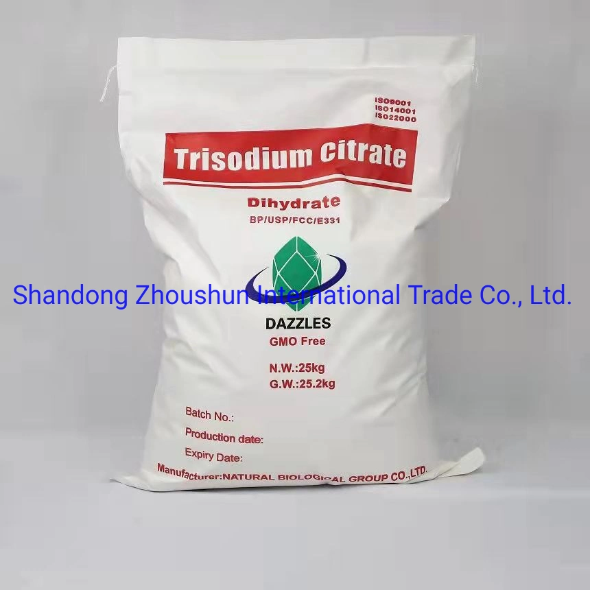 Hot Sale in Russia Market Trisodium Citrate Dihydrate Price Used as Food Additive White Crystal Powder Tsc HS 29181500