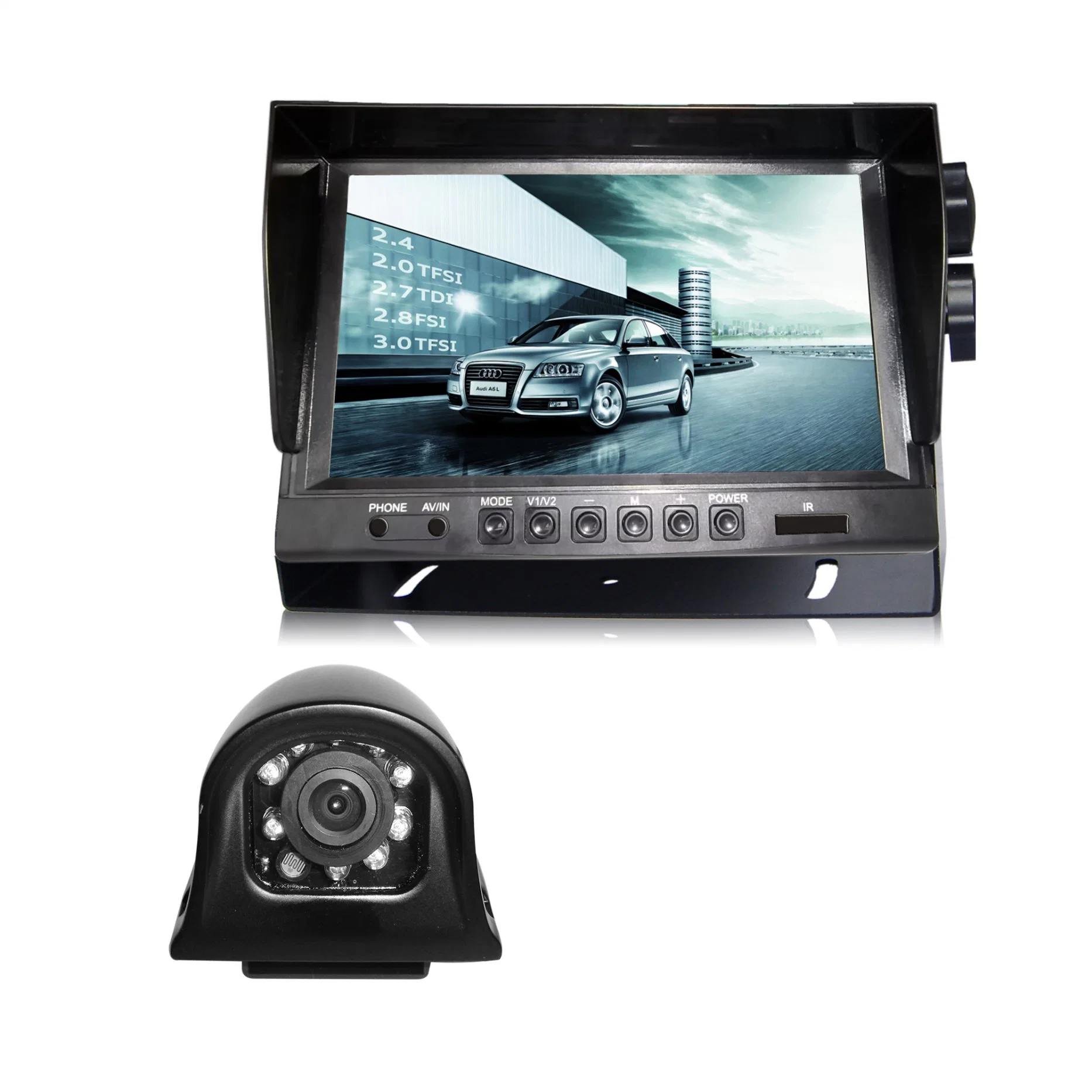 7" Car Monitor Back up Reversing Rearview Camera System