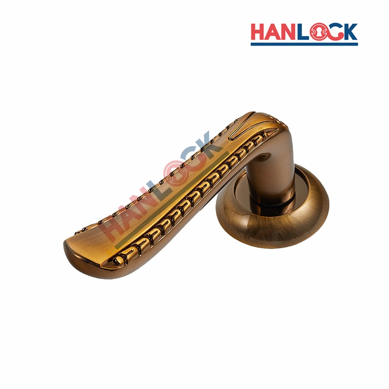 Copper Chrome Aluminum Door Handle Gold for Contemporary Modern House