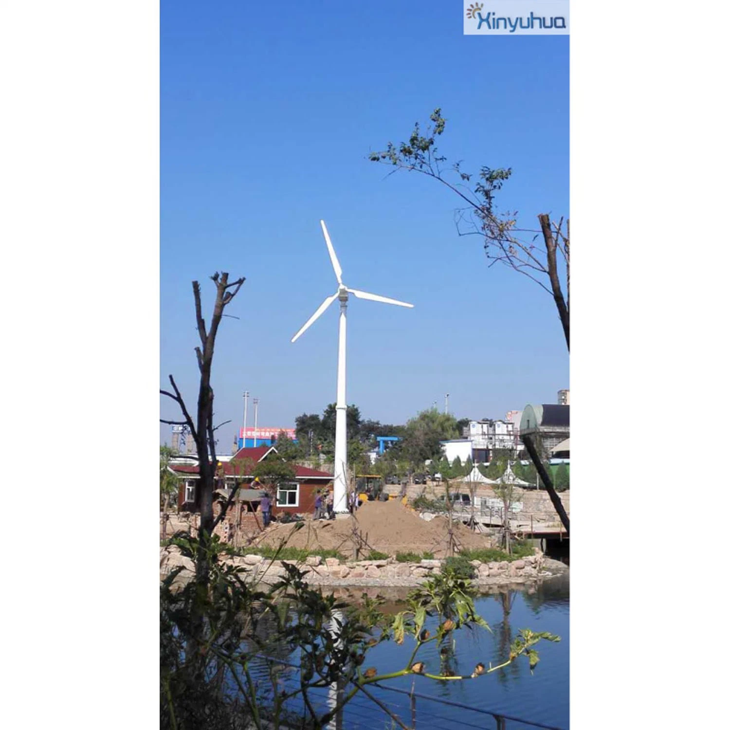 Jinan Vertikal Windmühle Power Wind Turbine Generator 24V 400W