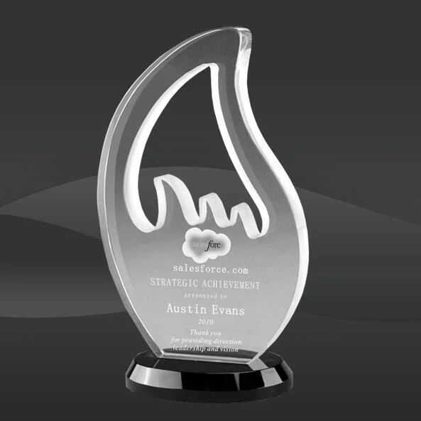 Ola de incendios Crystal Award (DMC-SCA234)